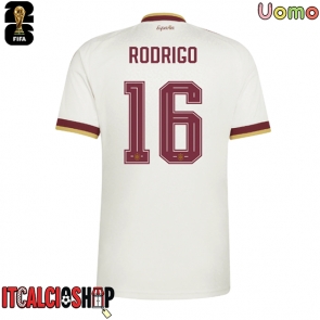 Spagna Rodri Hernandez #16 Seconda Maglia Mondiali 2026 Manica Corta